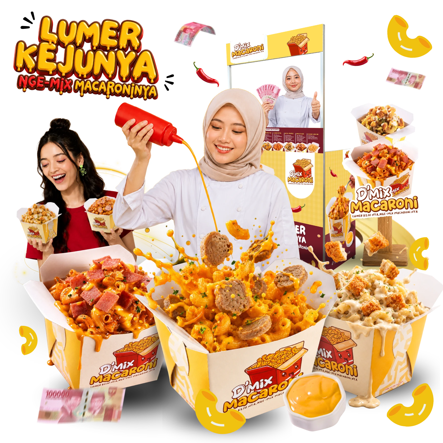 D'Mix Macaroni Street Snack